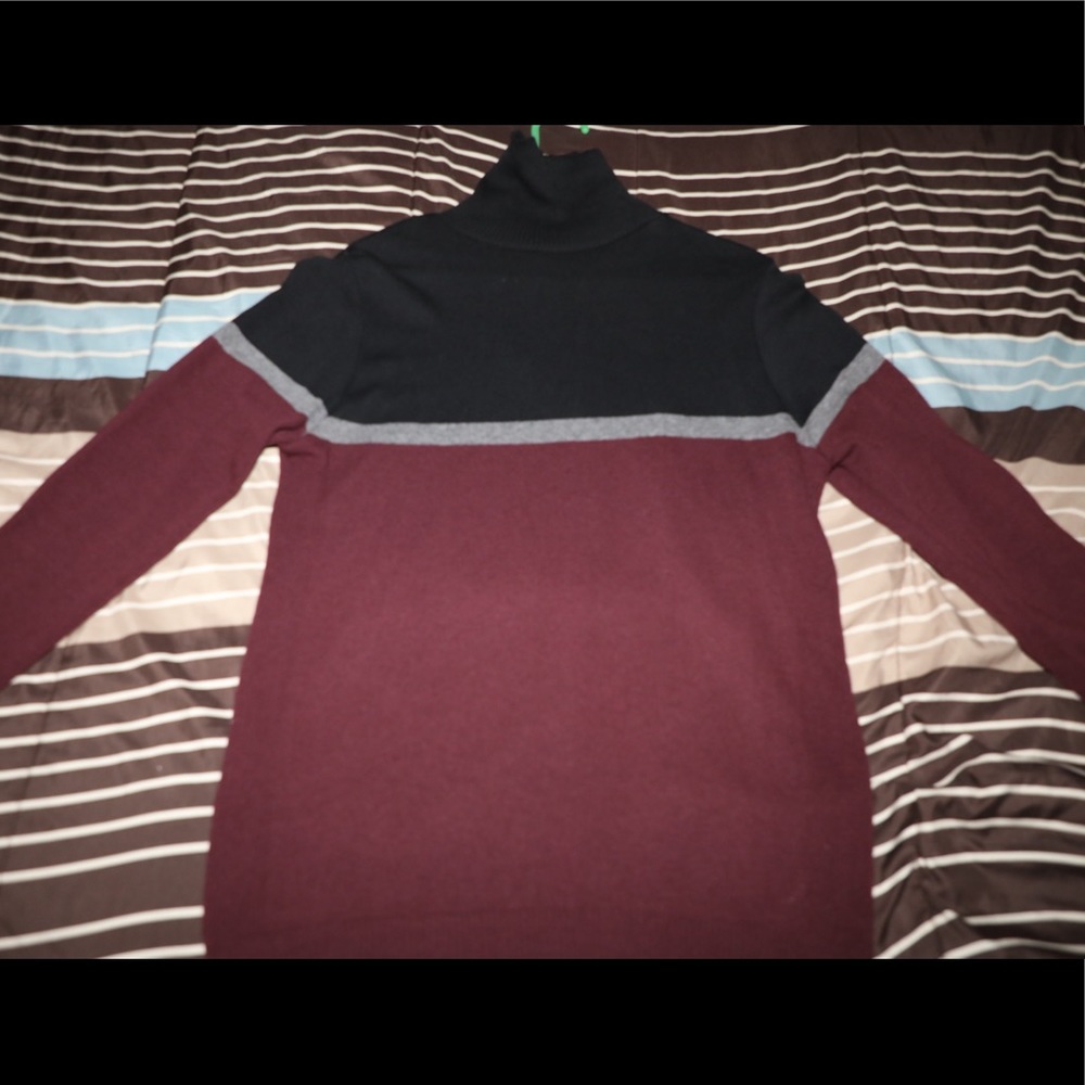 ASOS Color Block Turtleneck